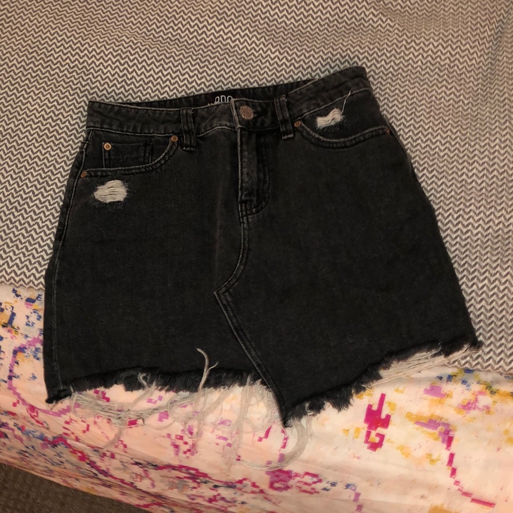 Urban Outfitters black jean skirt (BDG)